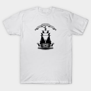 HomeSchoolTattoo PirateShip T-Shirt